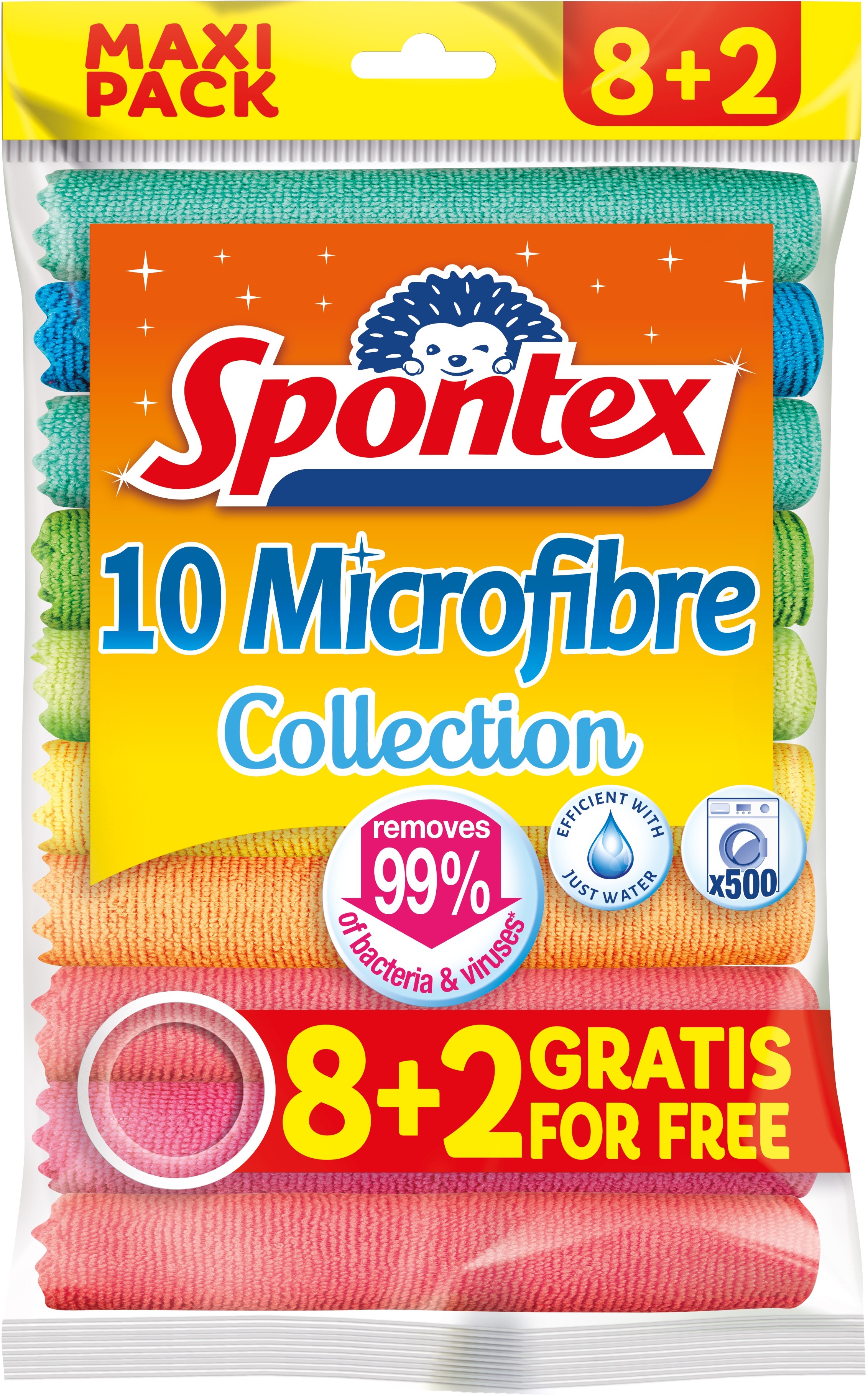 SPONTEX Microfibre 30 × 30 cm (10 ks)