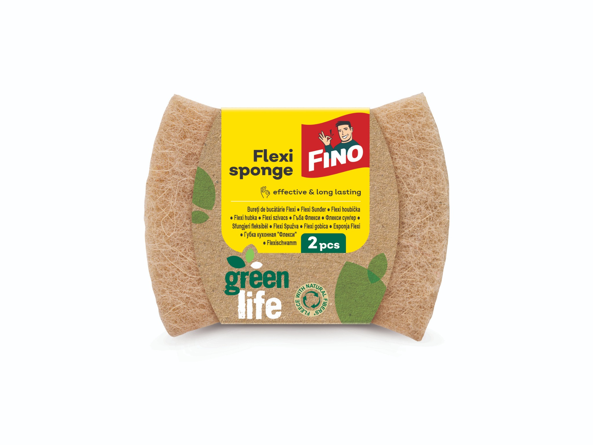FINO Green Life houbička flexi 2 ks