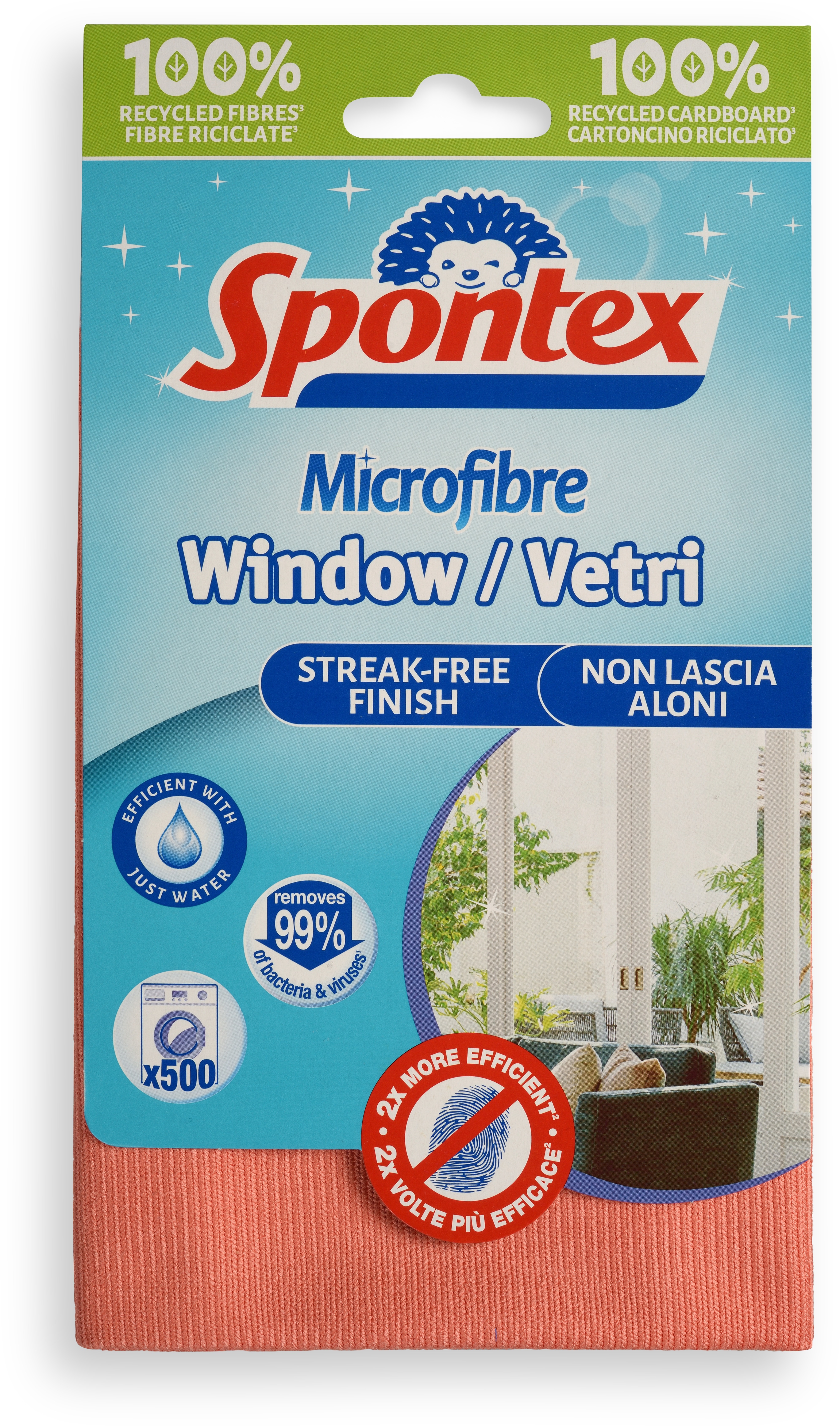 SPONTEX Microfibre Window Vetri