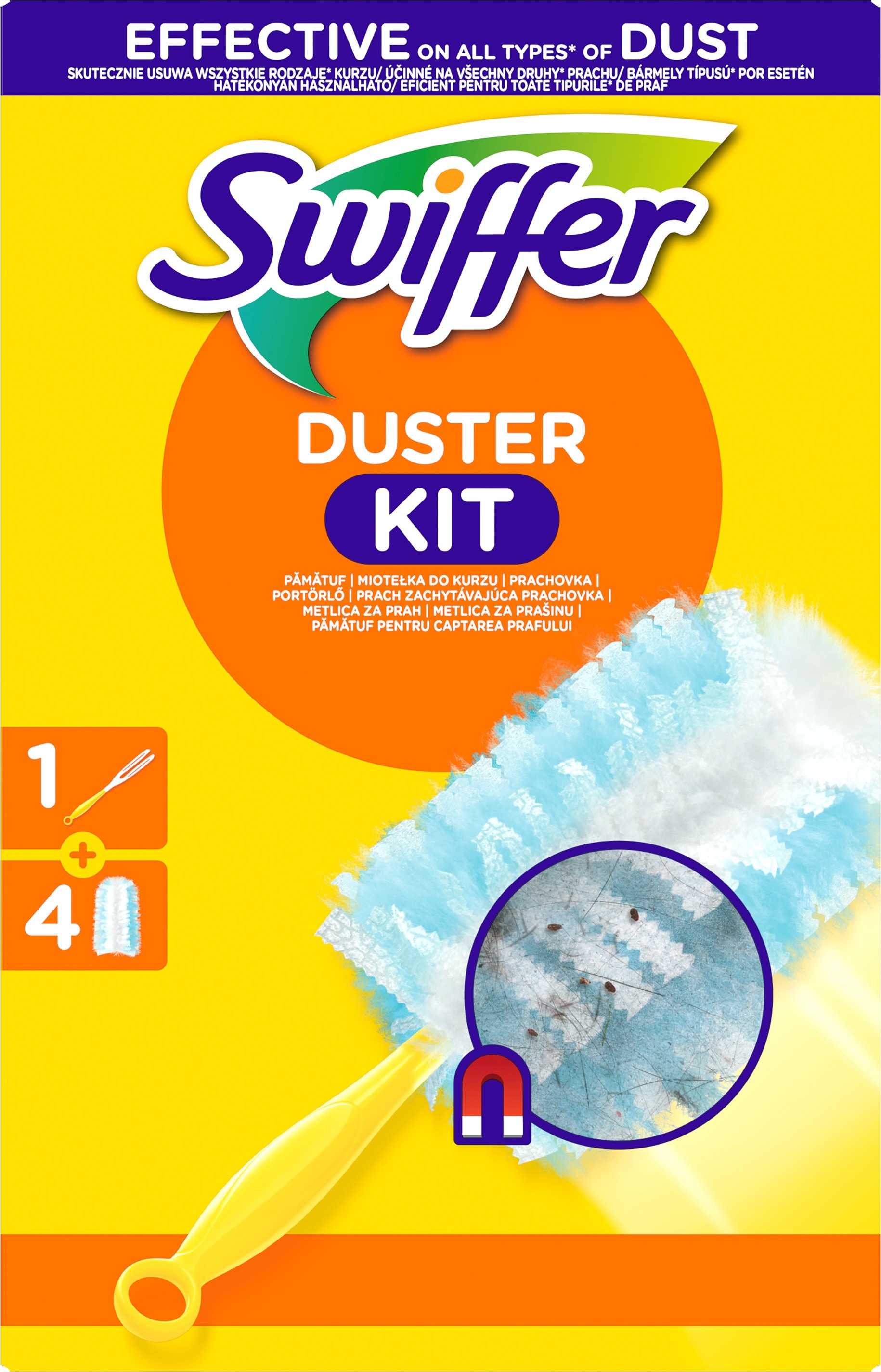 Swiffer Duster prachovka Sada: 1 rukojeť + 4 Náhrady