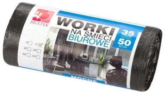 BRATEK pytle na odpad 35 l, 50 ks