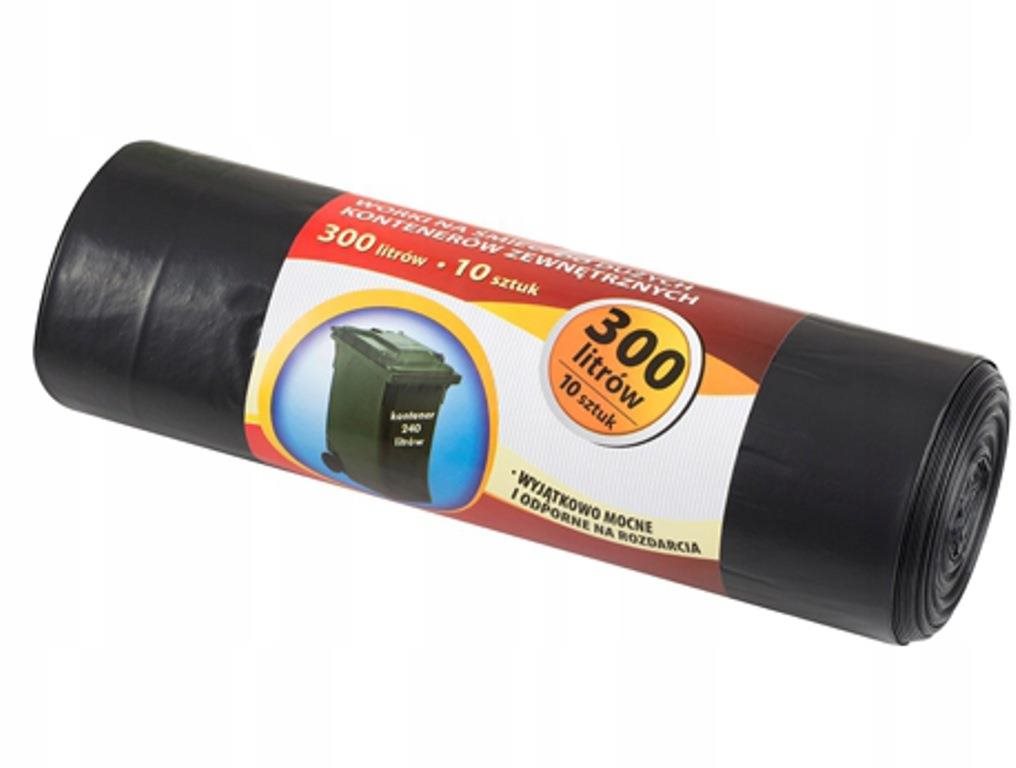 BRATEK odolné pytle na odpad 300 l, 10 ks