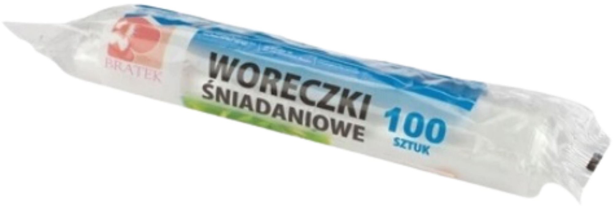 BRATEK mikrotenové sáčky 100 ks, 15 × 28 cm