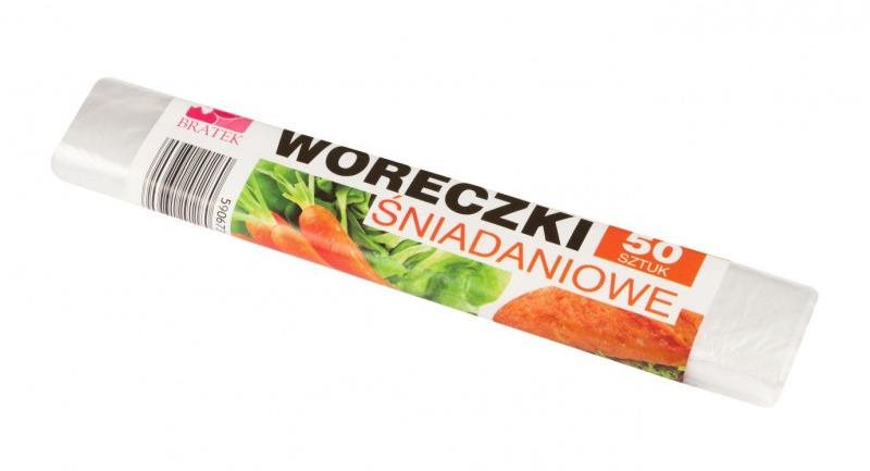 BRATEK snídaňové sáčky 50 ks, 20 × 30 cm