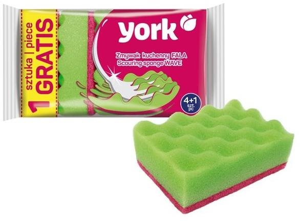 YORK houba na nádobí wave 5 ks