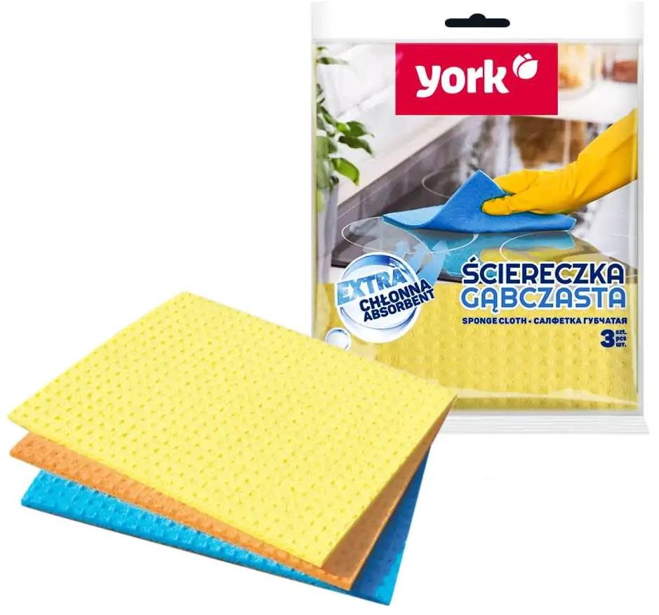 YORK houbová utěrka mix barev 3 ks