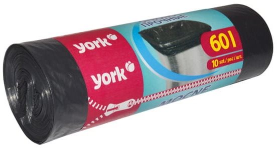 YORK odpadkové pytle silné 60 l, 10 ks