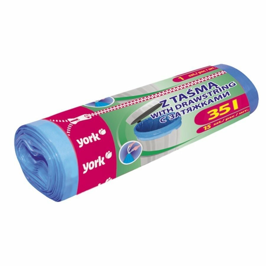 YORK odpadkové pytle silné 35 l, 15 ks