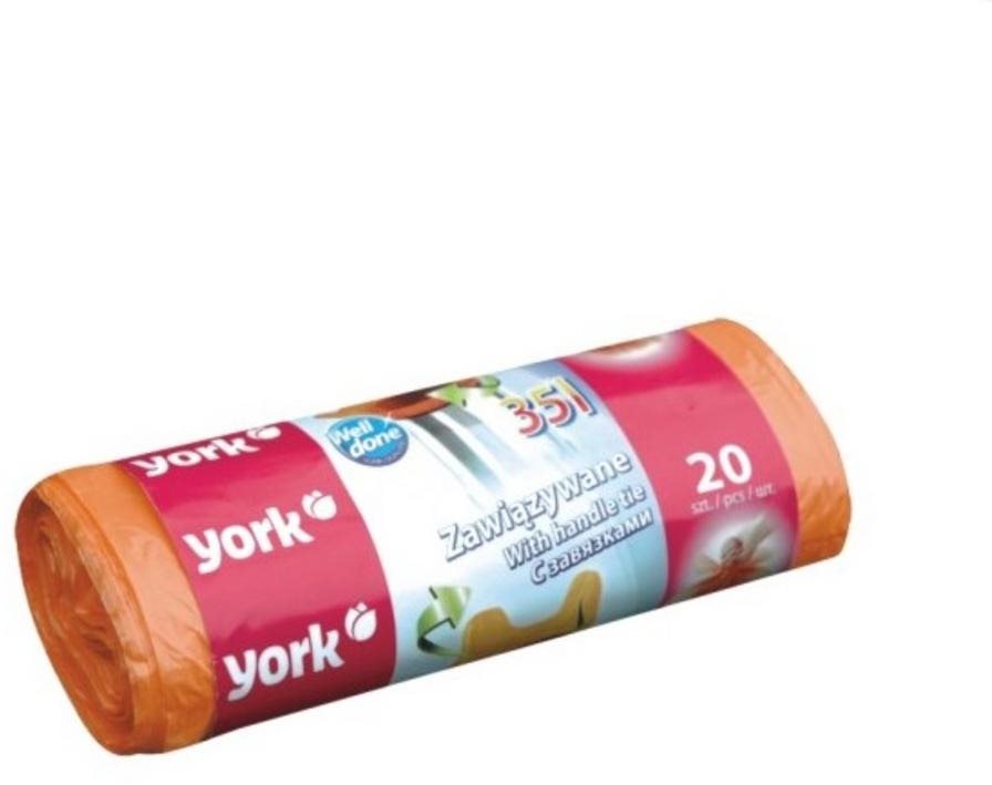 YORK odpadkové pytle silné 35 l, 20 ks