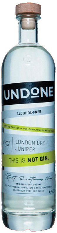Undone No.2 London Dry Juniper - Not Gin 0,7 l