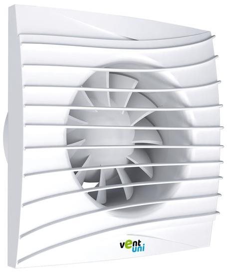 Vent uni Ventilátor VU-100-SF-C - tichý se zpětnou klapkou, základní bez funkcí