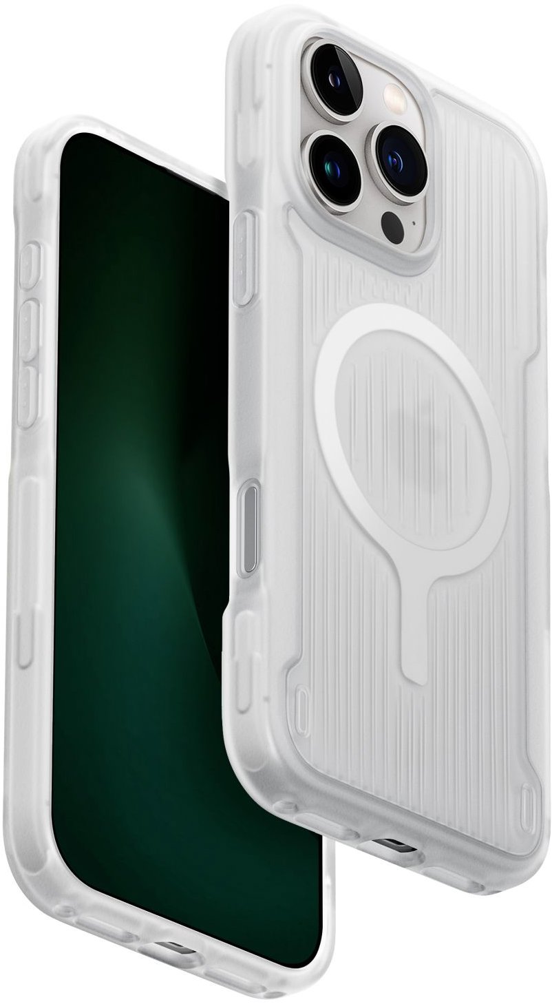 UNIQ Combat Active MagClick charging na iPhone 16 Pro Max, Lume white