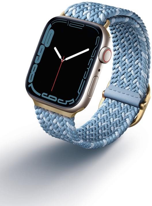 Uniq Aspen Designer Edition řemínek pro Apple Watch 38/40/41mm modrý