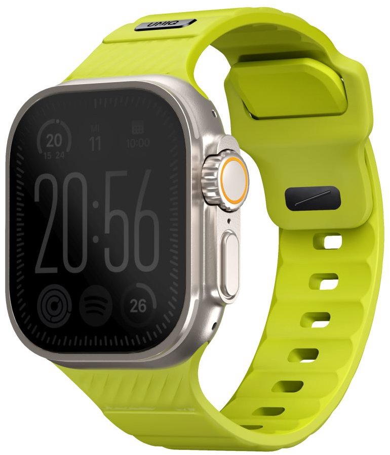 Uniq Stride FKM pro Apple Watch 49/46/45/44mm Lime green