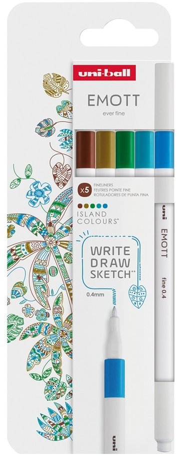UNI EMOTT ISLAND - sada 5 barev