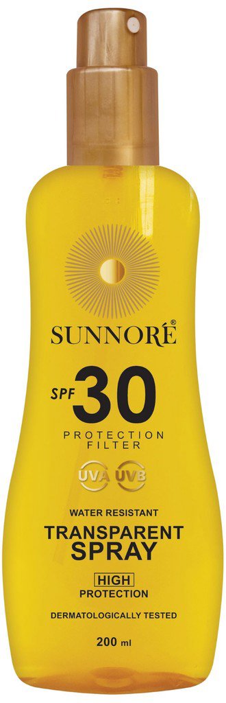 SUNNORÉ Transparent spray SPF 30