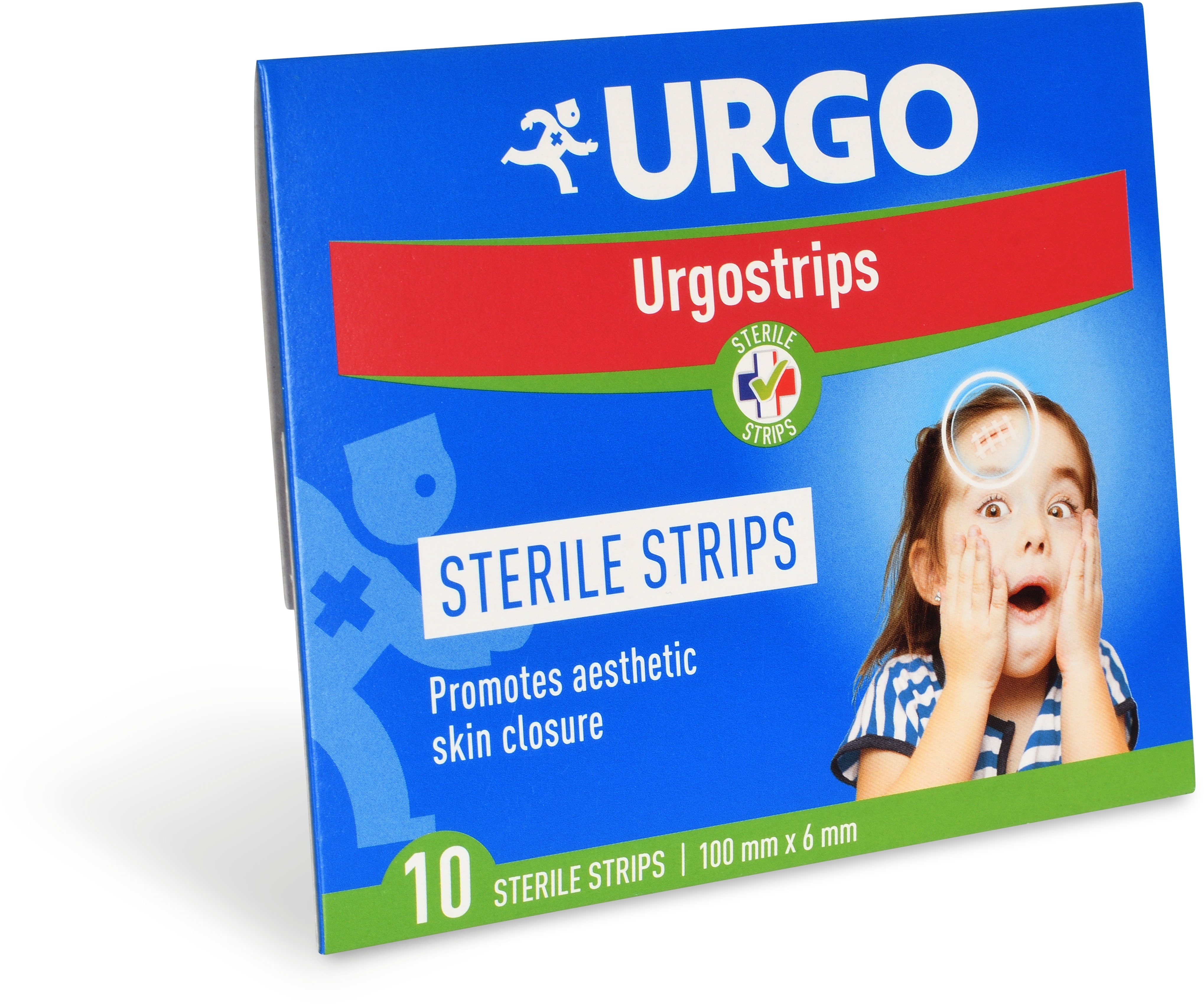 Urgo Strips fixační náplastové stehy 100 × 6 mm 10 ks