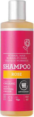 URTEKRAM Růžový šampon pro normální vlasy BIO 250 ml