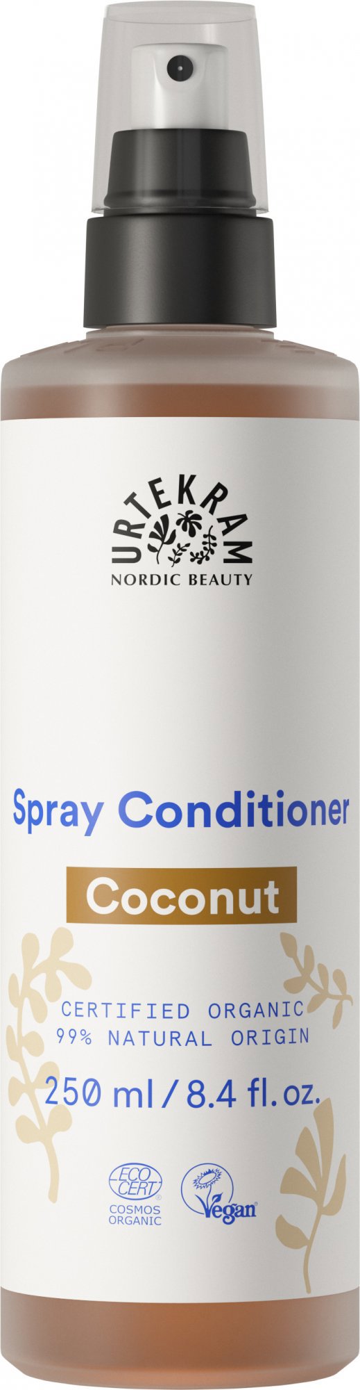 Urtekram Hydratační kokosový kondicionér ve spreji BIO 250 ml