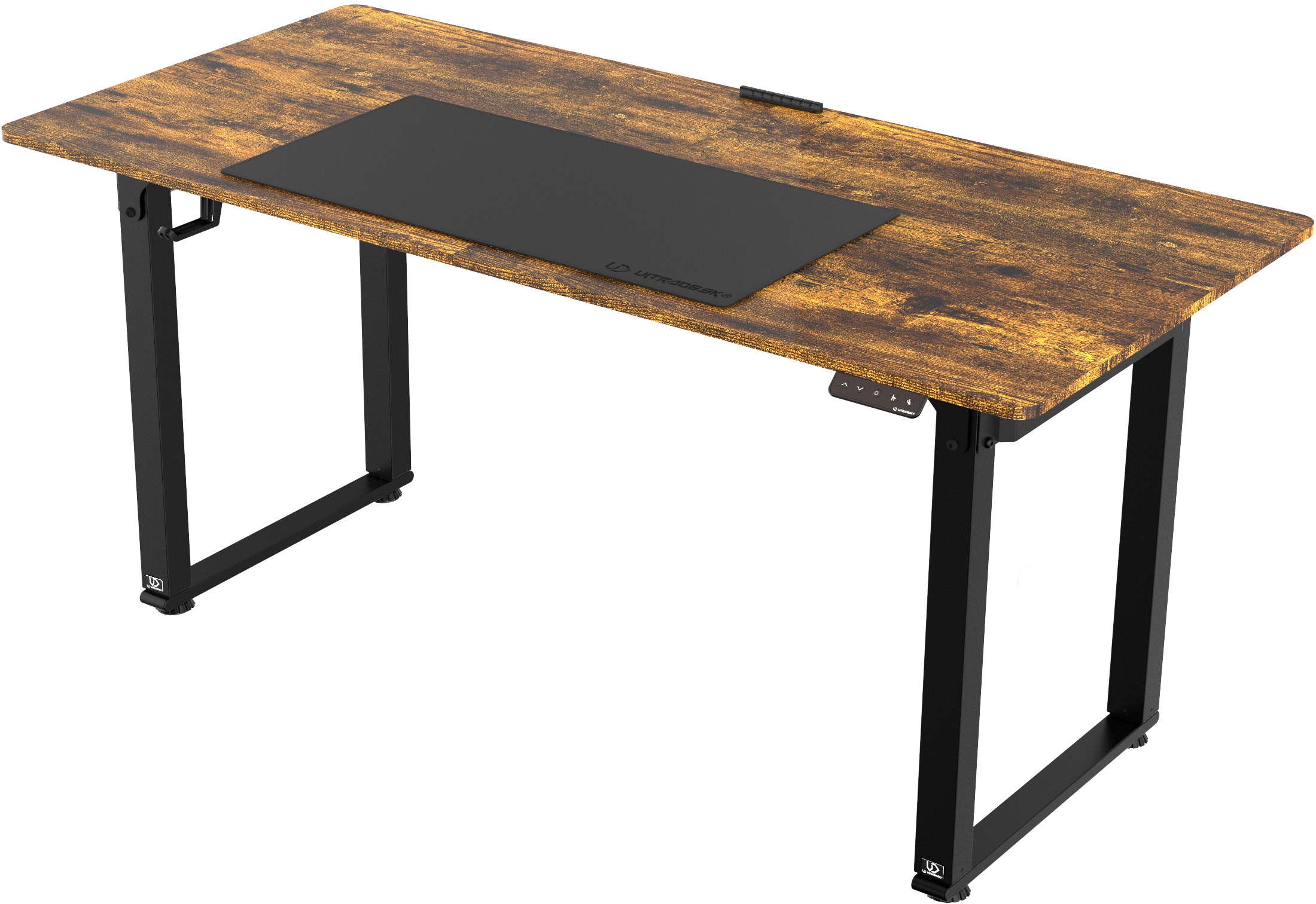 Herní stůl ULTRADESK UPLIFT v hnědé barvě