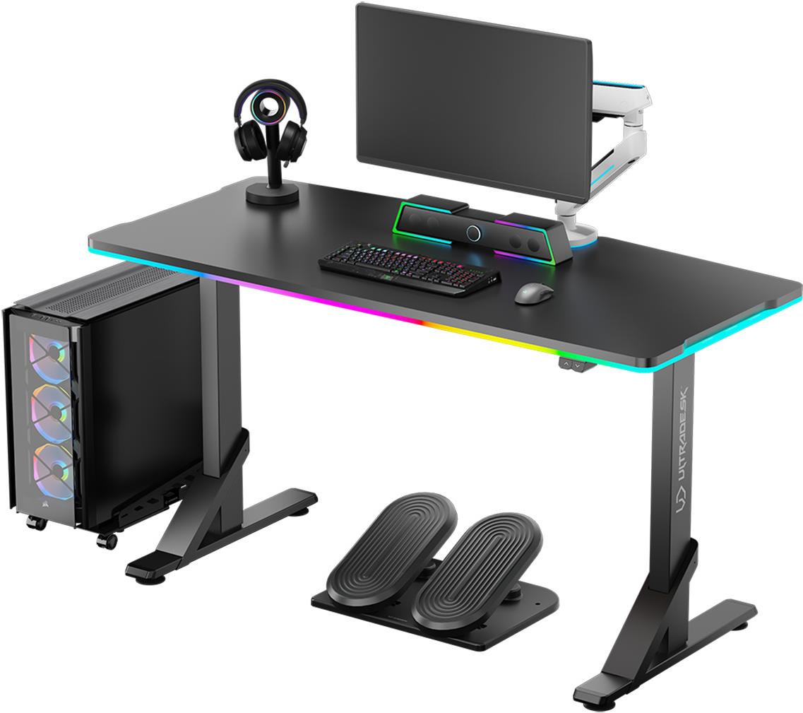 Herní stůl ULTRADESK Iron černý