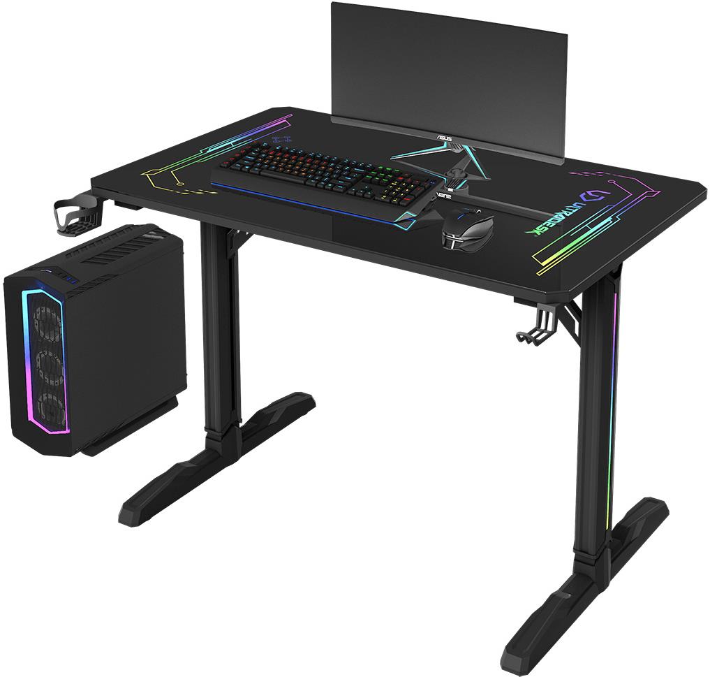 Herní stůl ULTRADESK Freeze V2 černý