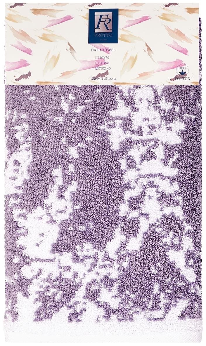 Frutto-Rosso - vícebarevný froté ručník - fialová - 70×140 cm, 100% bavlna