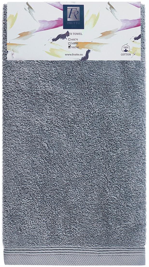 Frutto-Rosso - jednobarevný froté ručník - tmavě šedá - 70×140 cm, 100% bavlna