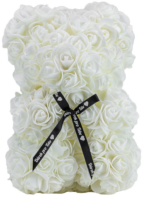 Medvídárek Simple 25cm - bílý