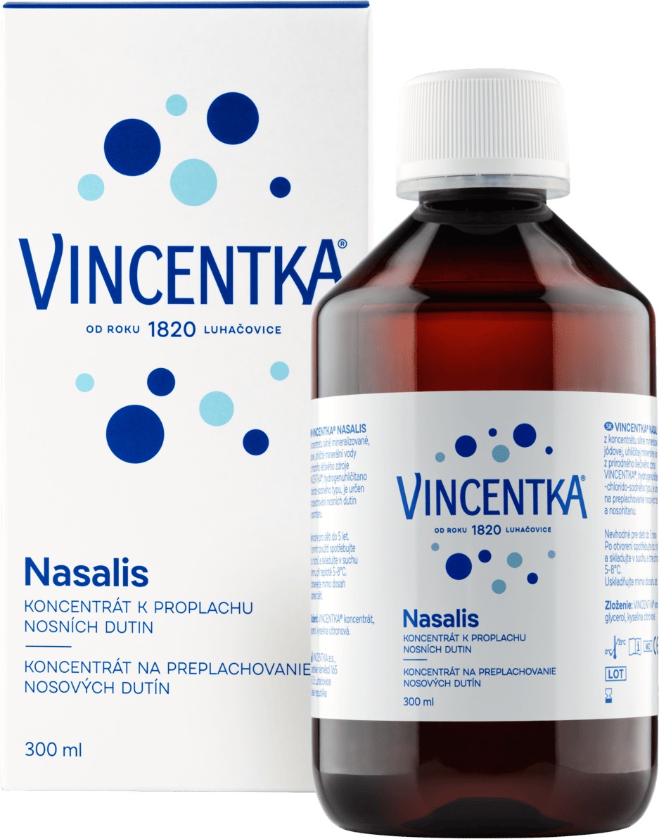 Vincentka Nasalis koncentrát na výplach nosu 300 ml