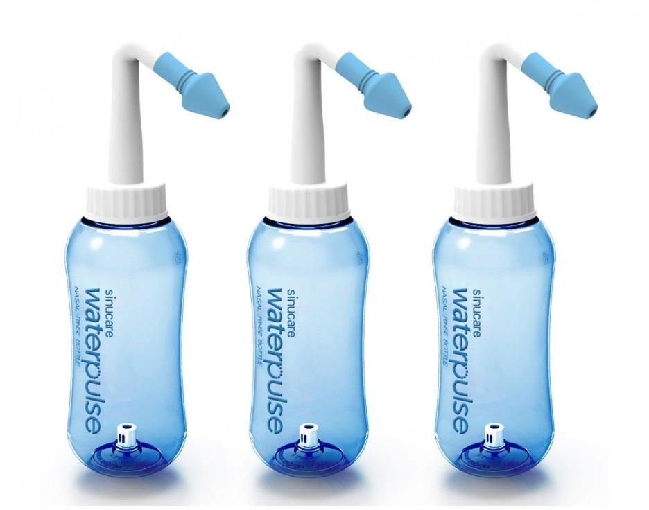 Zvýhodněný balíček 3x WaterPulse Nasal 300 lahev na výplach nosu 300ml