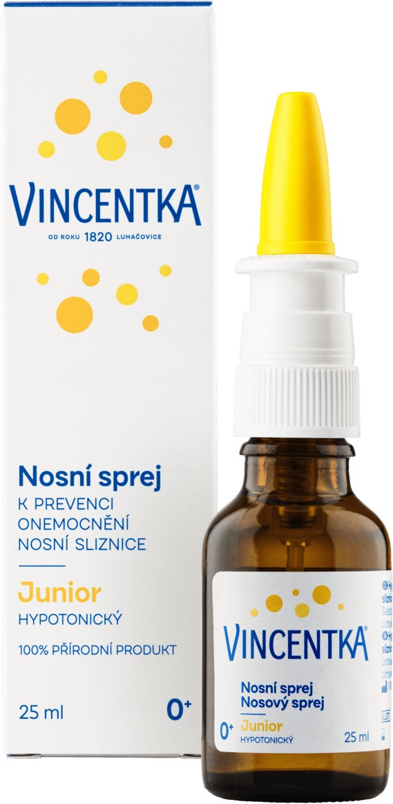 Vincentka nosní sprej Junior hypotonický 25ml