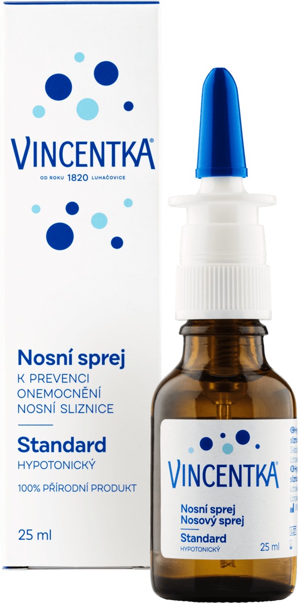 Vincentka nosní sprej Standard hypotonický 25ml