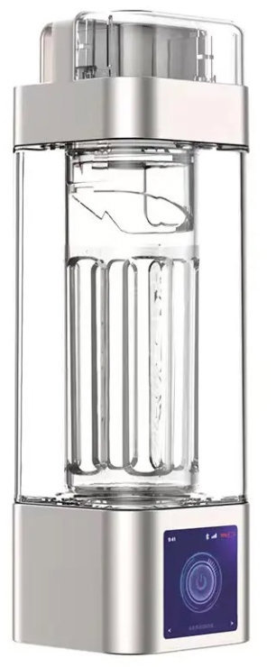 Uvtech Hydrogen-Ultra generátor vodíkové vody 350 ml, stříbrný
