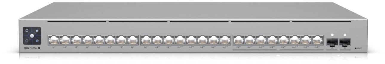 Ubiquiti USW-Pro-Max-24-PoE, 400W - výkonný síťový switch