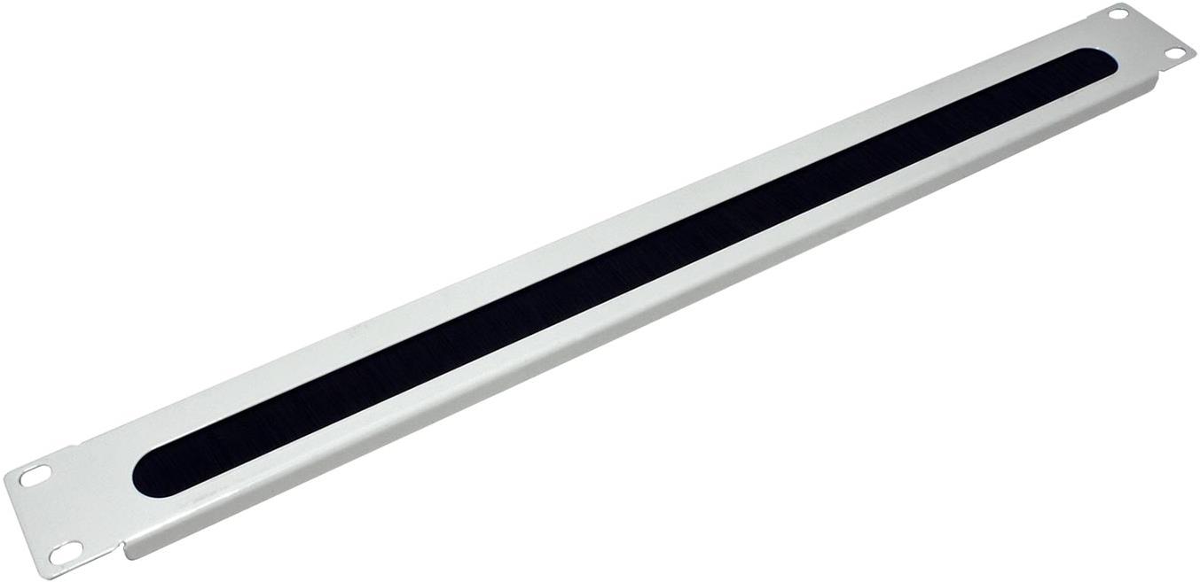 VALUE 19" kabelový vstup 1U, kartáčový, šedý