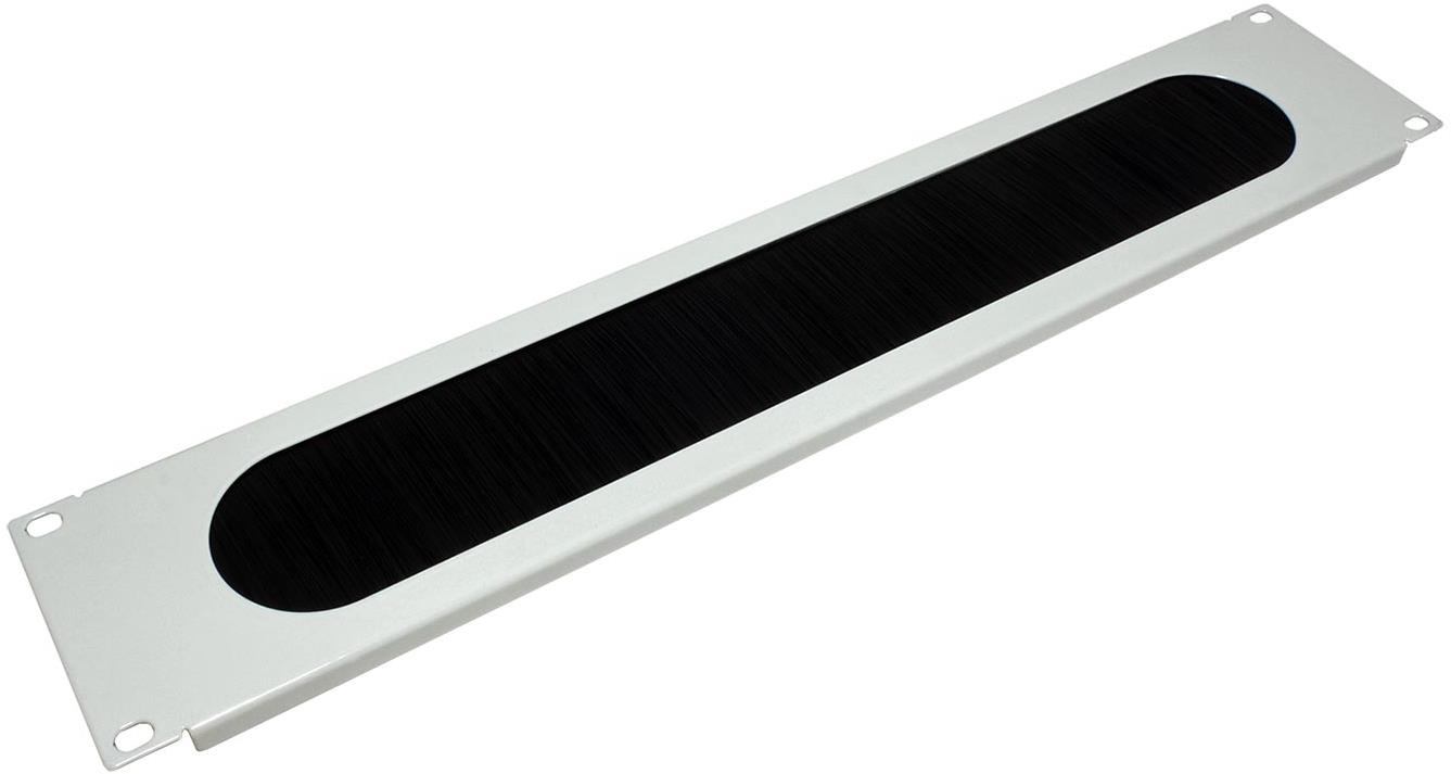 VALUE 19" kabelový vstup 2U, kartáčový, šedý