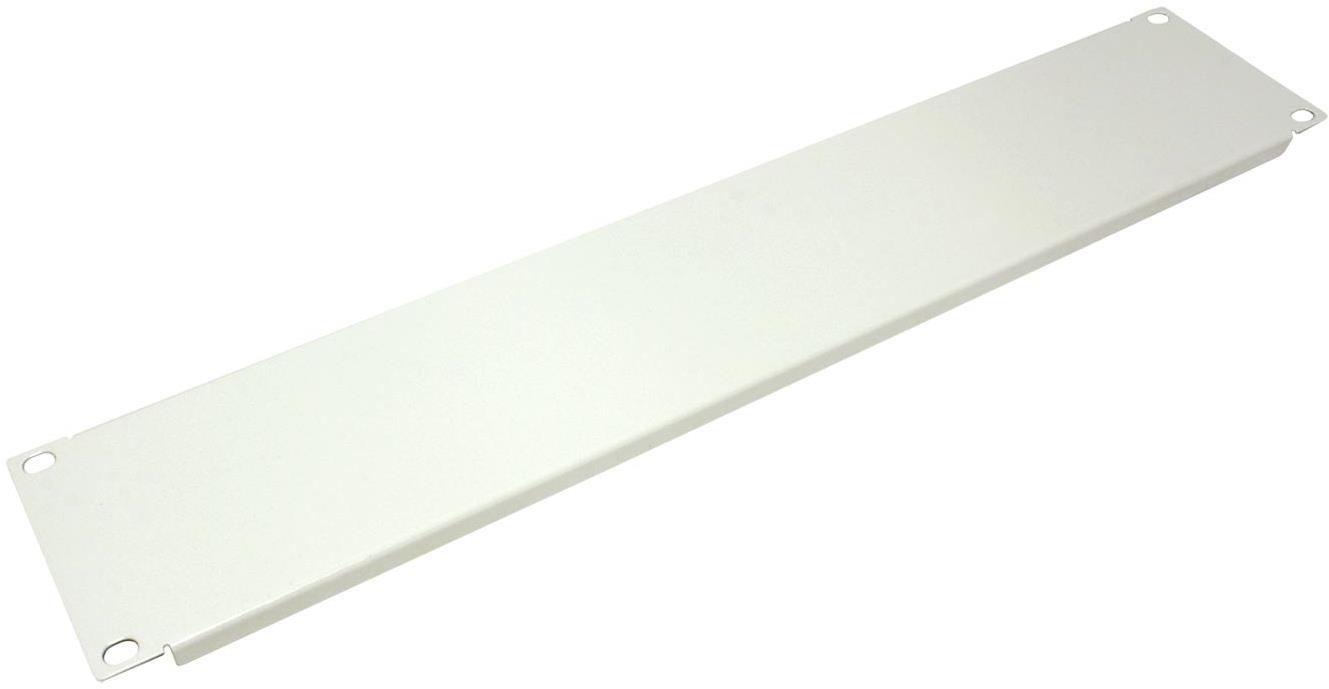 VALUE 19" zaslepovací panel 2U, kovový, šedý