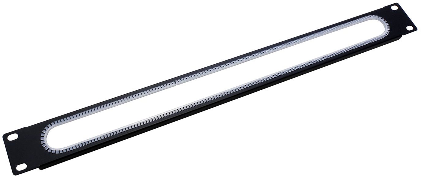 Value 19" kabelový vstup 1U, černý