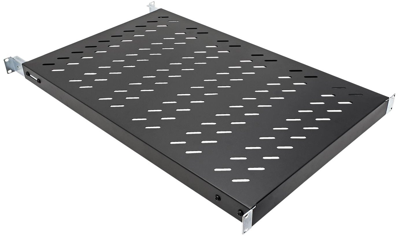 Value 19'' police 1U, 700 mm, max. 50 kg, černá