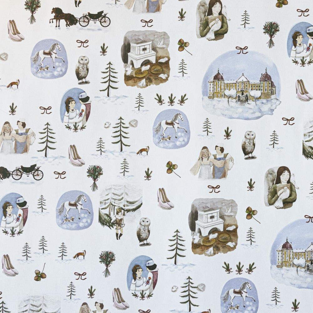 Dárkový balící papír EKO, Popelka - 5ks