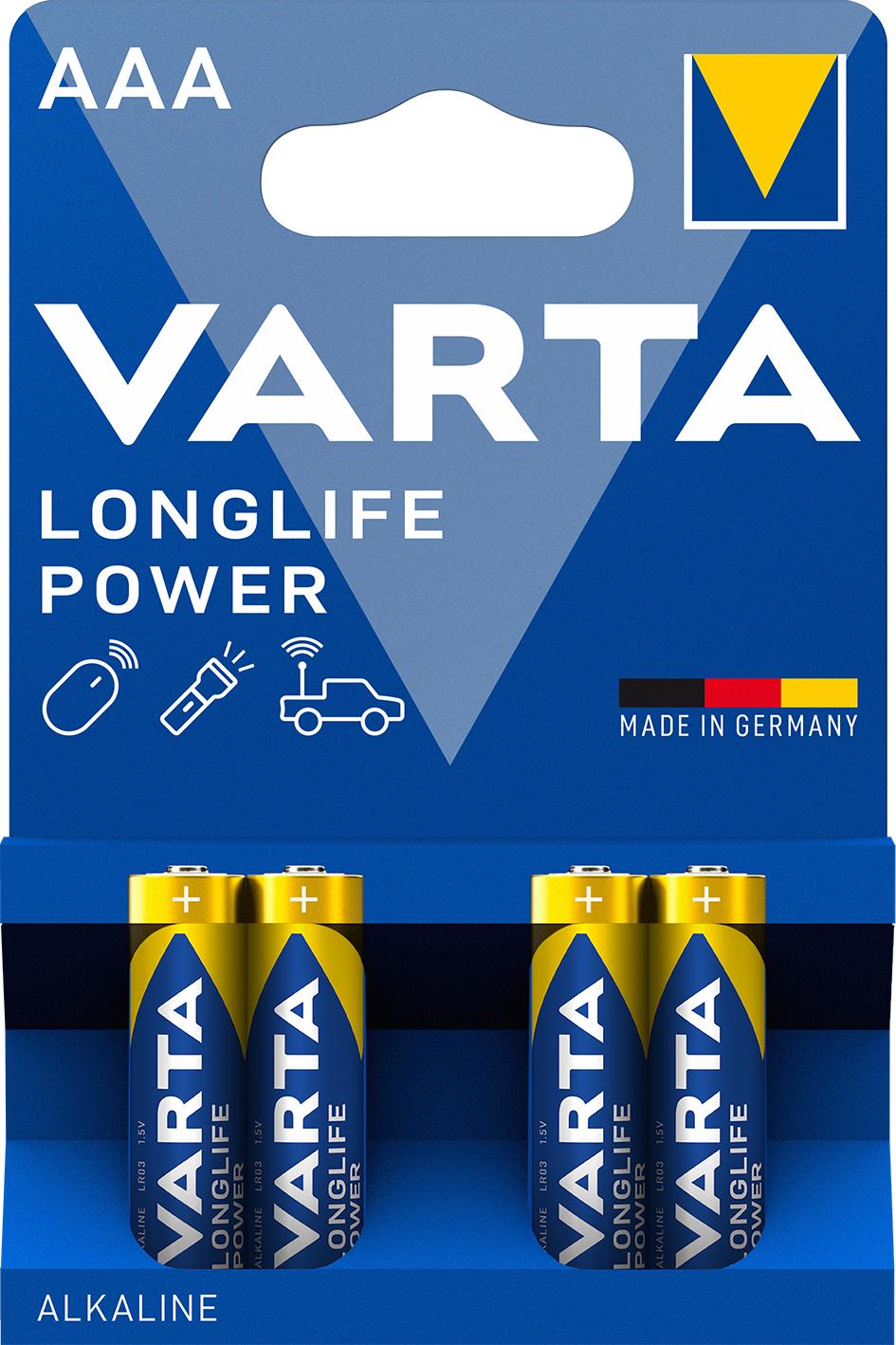 VARTA Longlife Power 4 AAA