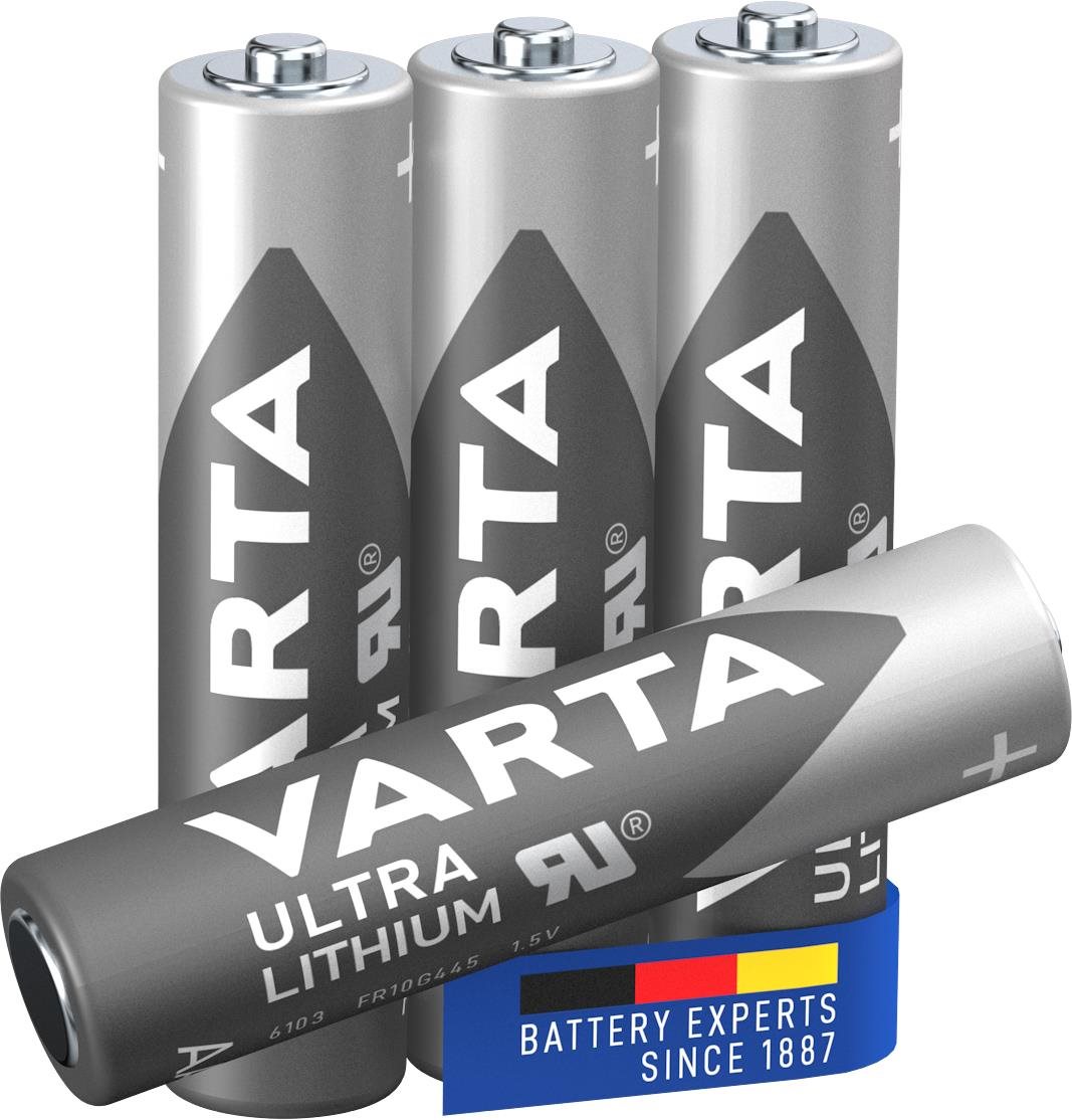 VARTA lithiová baterie Ultra Lithium AAA 4ks