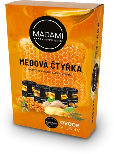 MADAMI krabička s ochuceným medem