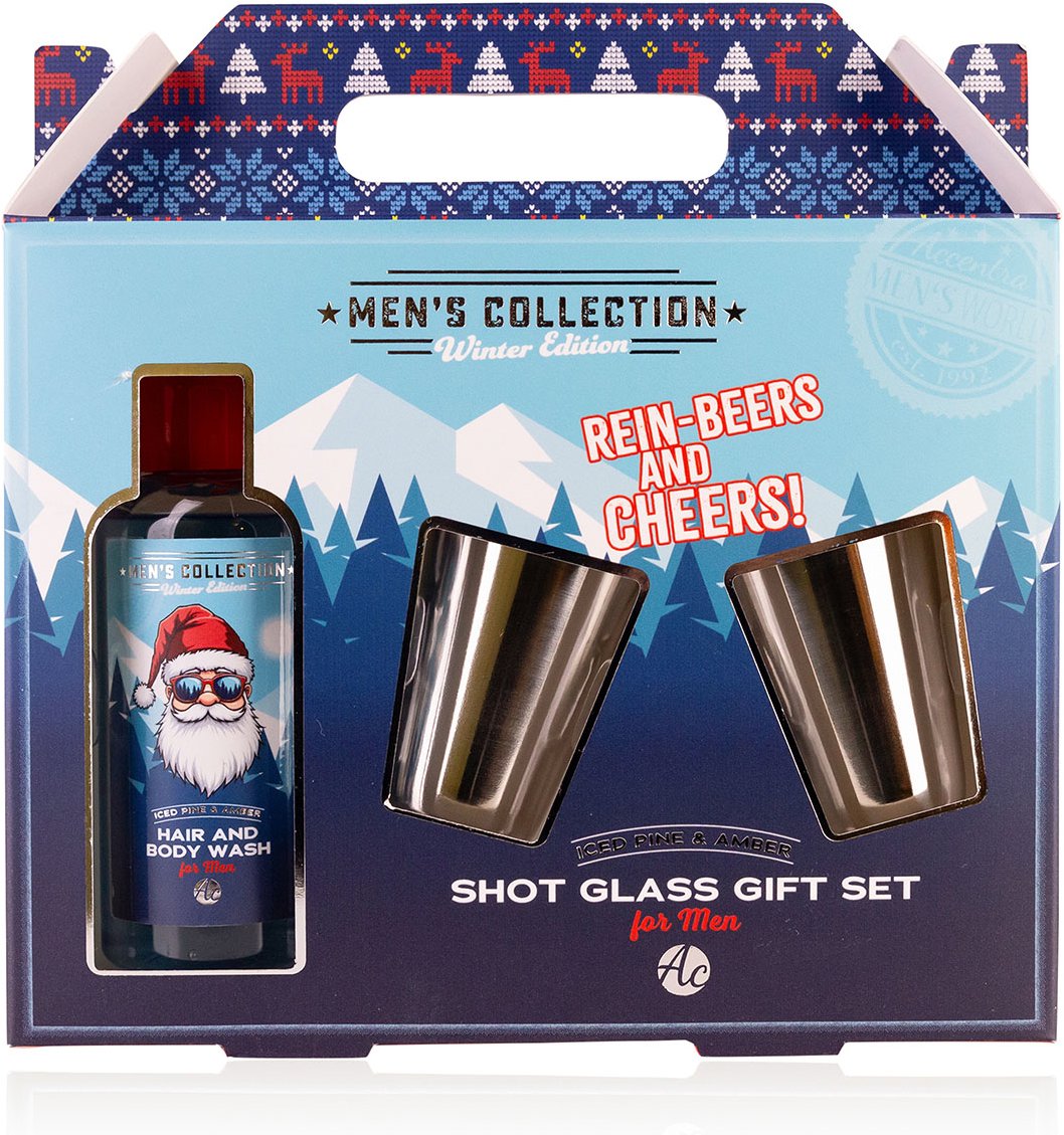 ACCENTRA Men's Collection Winter Edition s panáky 100 ml