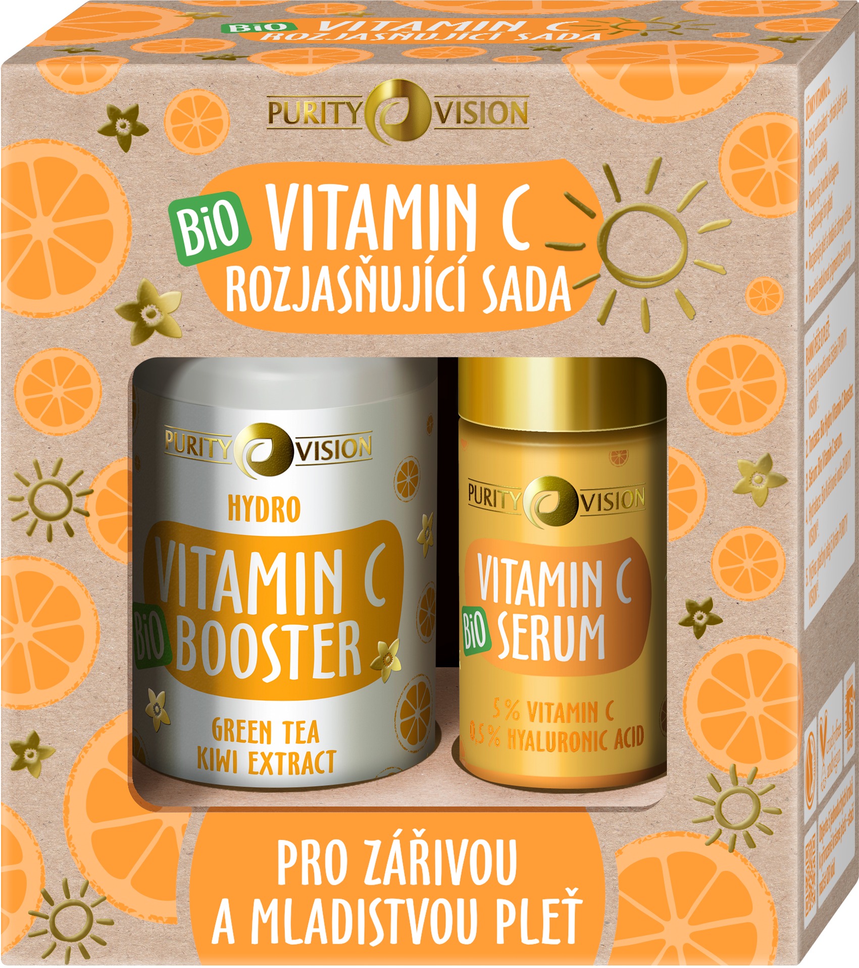 PURITY VISION Bio Vitamin C rozjasňující sada