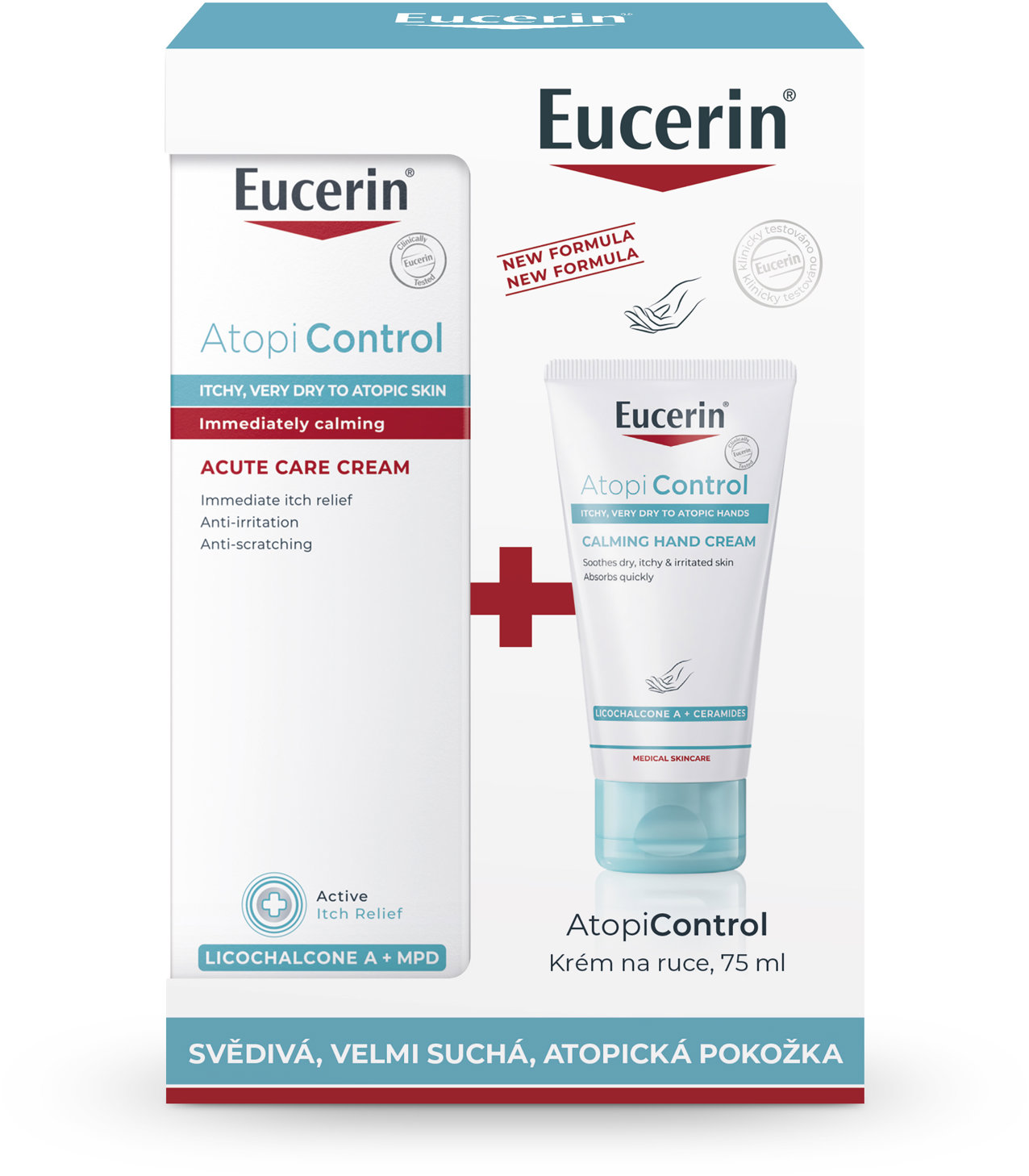 EUCERIN AtopiControl Sada krémů 115 ml