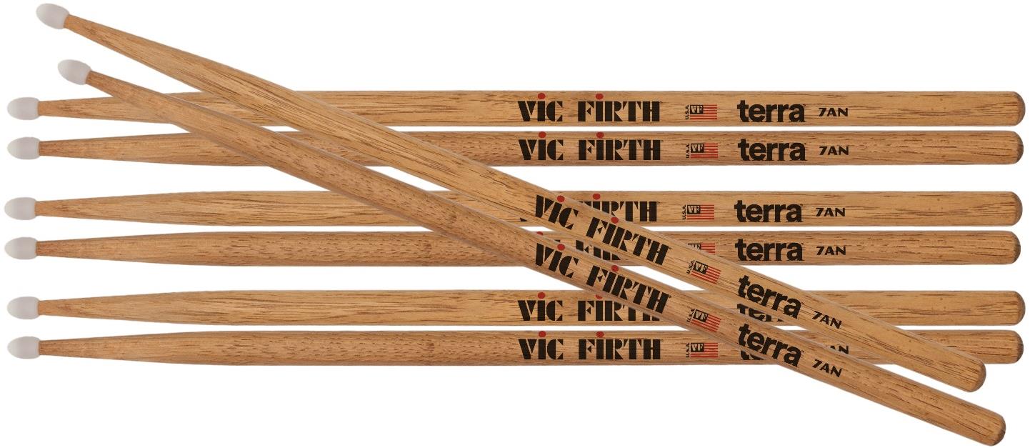 VIC-FIRTH P7ATN4PK American Classic Terra Series 4pr Value Pack