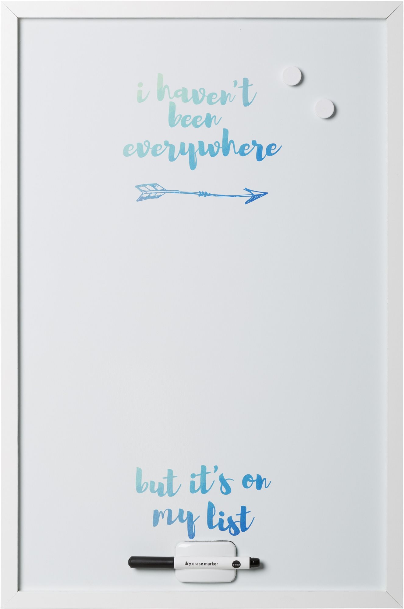 Tabule VICTORIA "Travel" 60x40cm, bílý rám