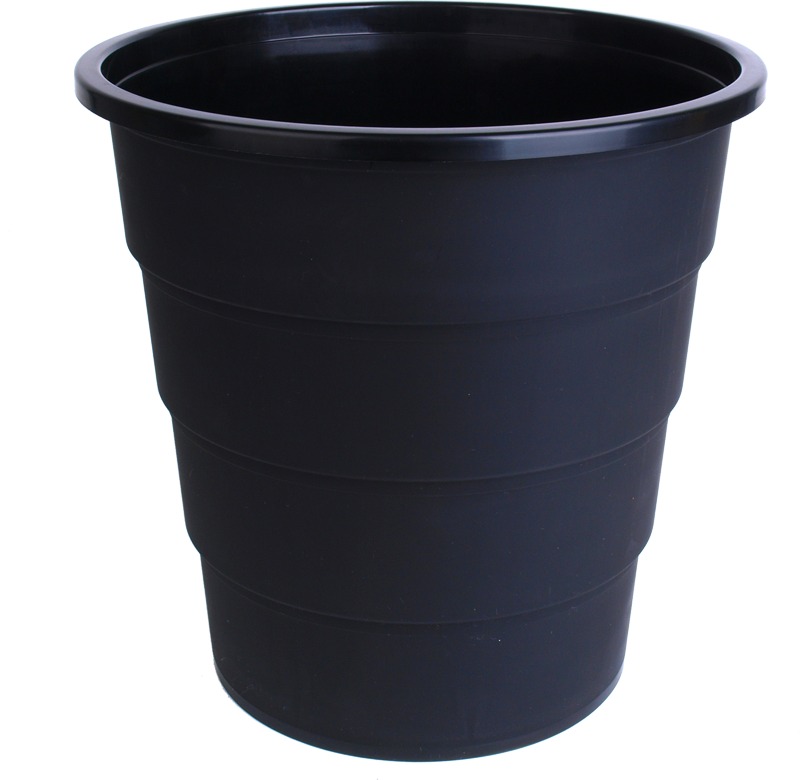 Odpadkový koš VICTORIA 15 l, na papír, černý